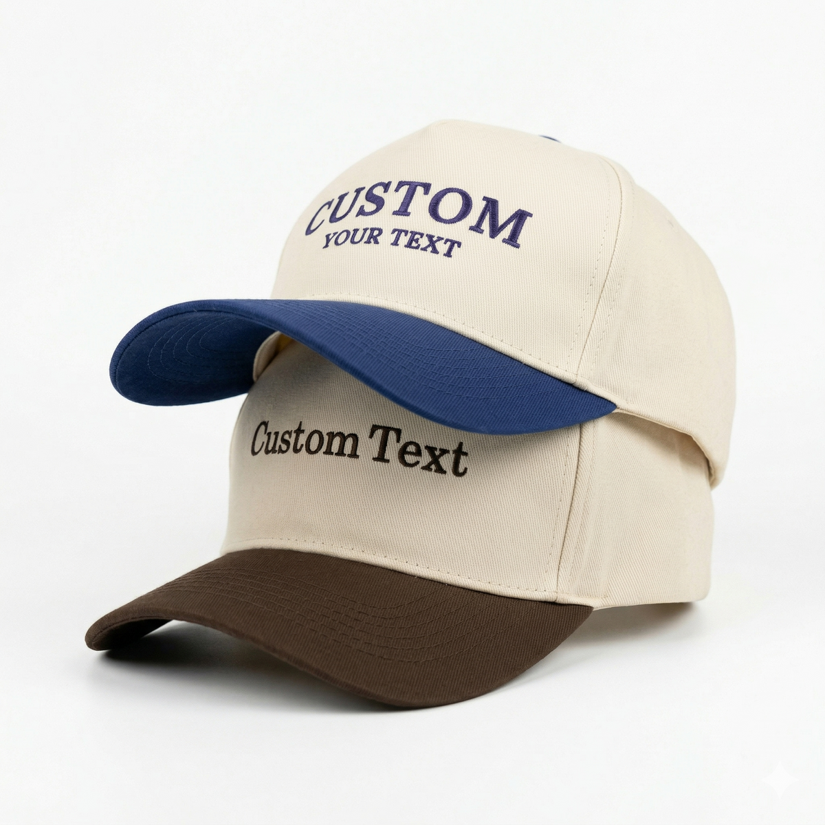 Custom Embroidered Snapback Hat - Vintage Style Snapback with Custom Text
