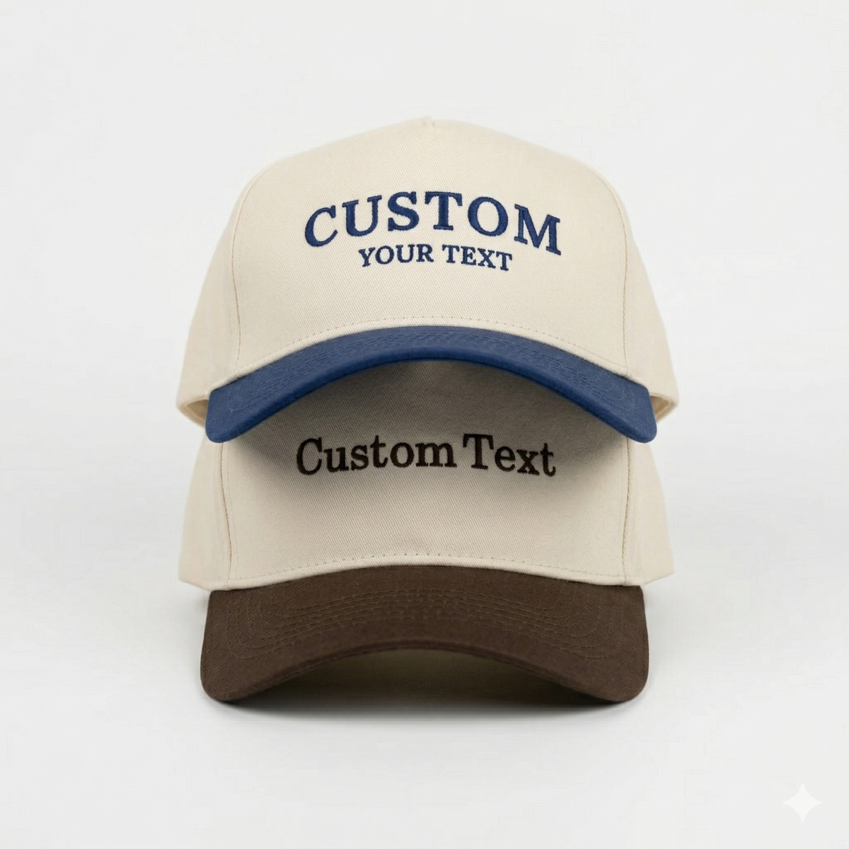 Custom Embroidered Snapback Hat - Vintage Style Snapback with Custom Text