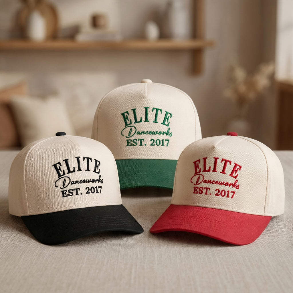 Custom Embroidered Snapback Hat – 90s Style Personalized Cap