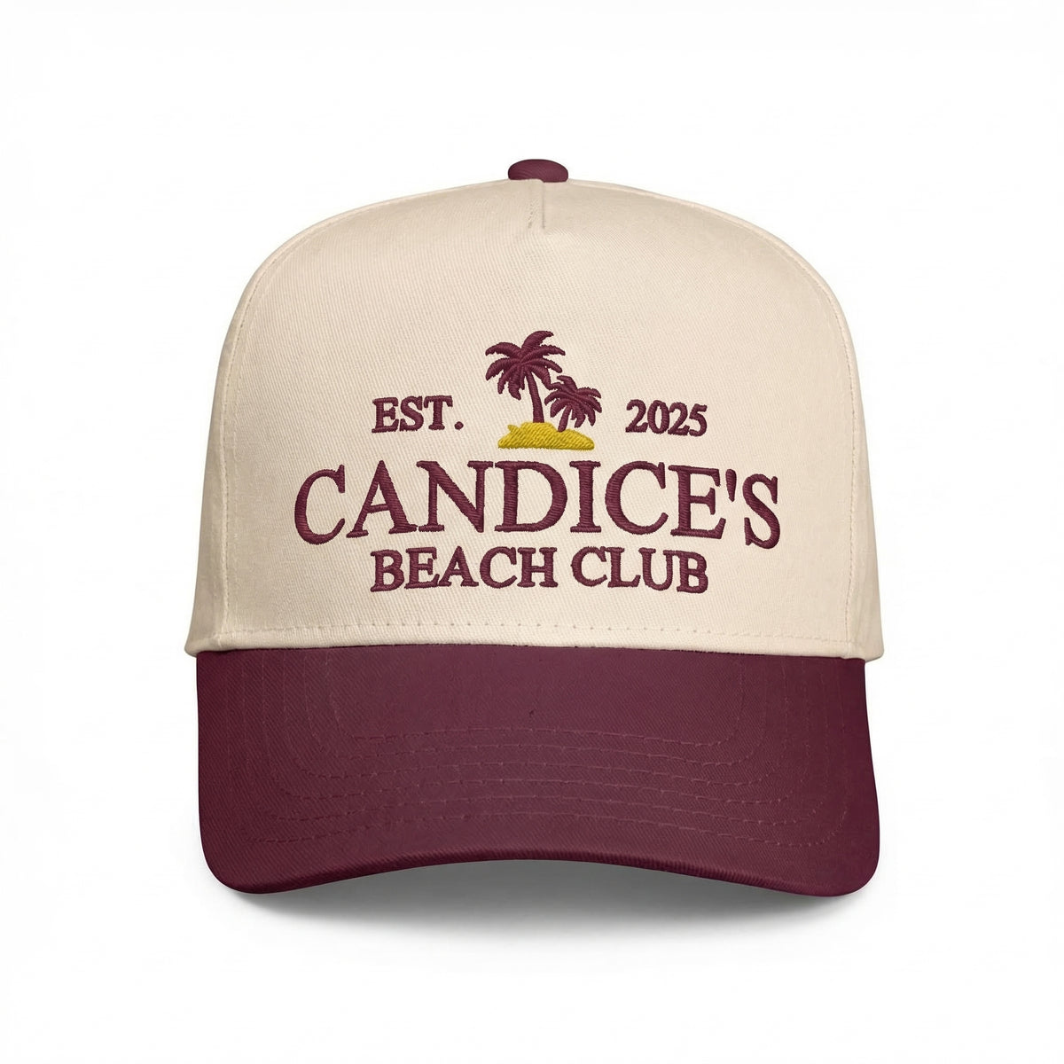 Custom Embroidered Snapback Hat – 90s Style Personalized Cap