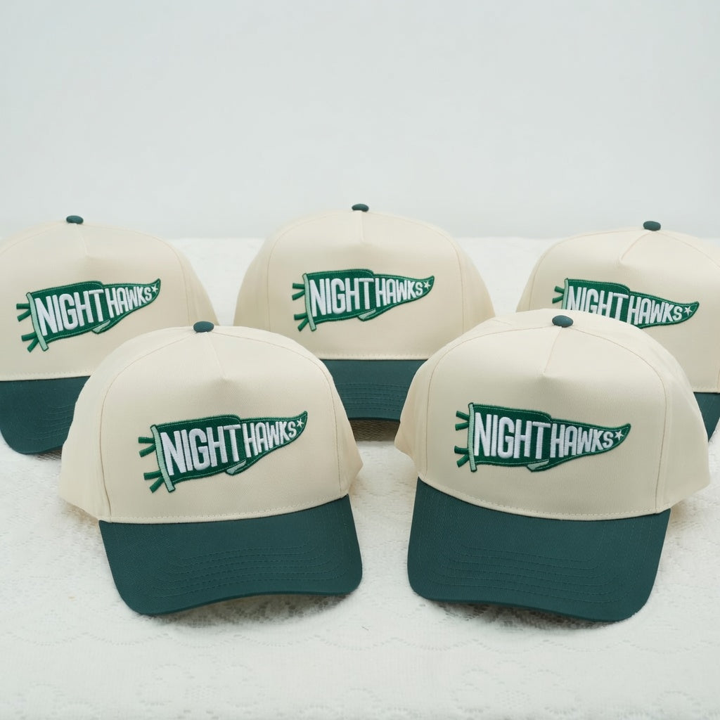 Custom Embroidered Snapback Hat – Pennant Team Name Cap