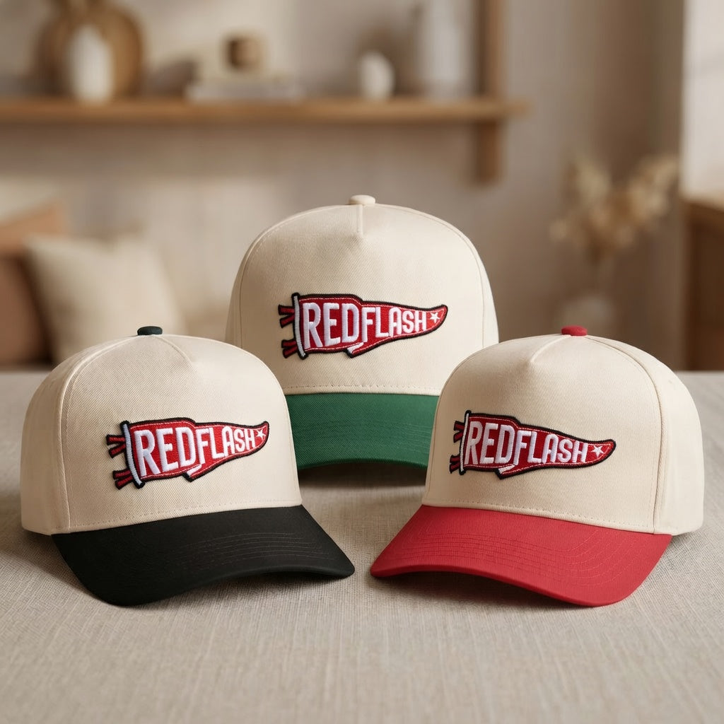 Custom Embroidered Snapback Hat – Pennant Team Name Cap