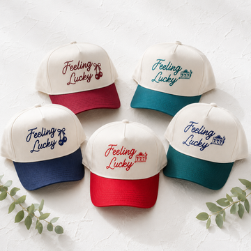Custom Embroidered Trucker Hats for Wedding and Bachelorette Favors