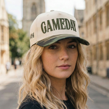 Custom Gameday Snapback Hat – Embroidered Football Mom Cap