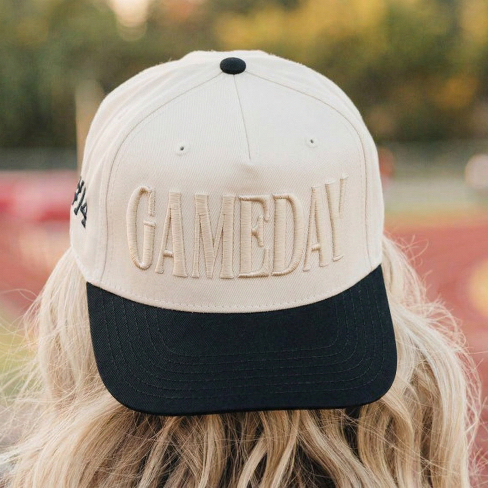 Custom Gameday Snapback Hat – Embroidered Football Mom Cap