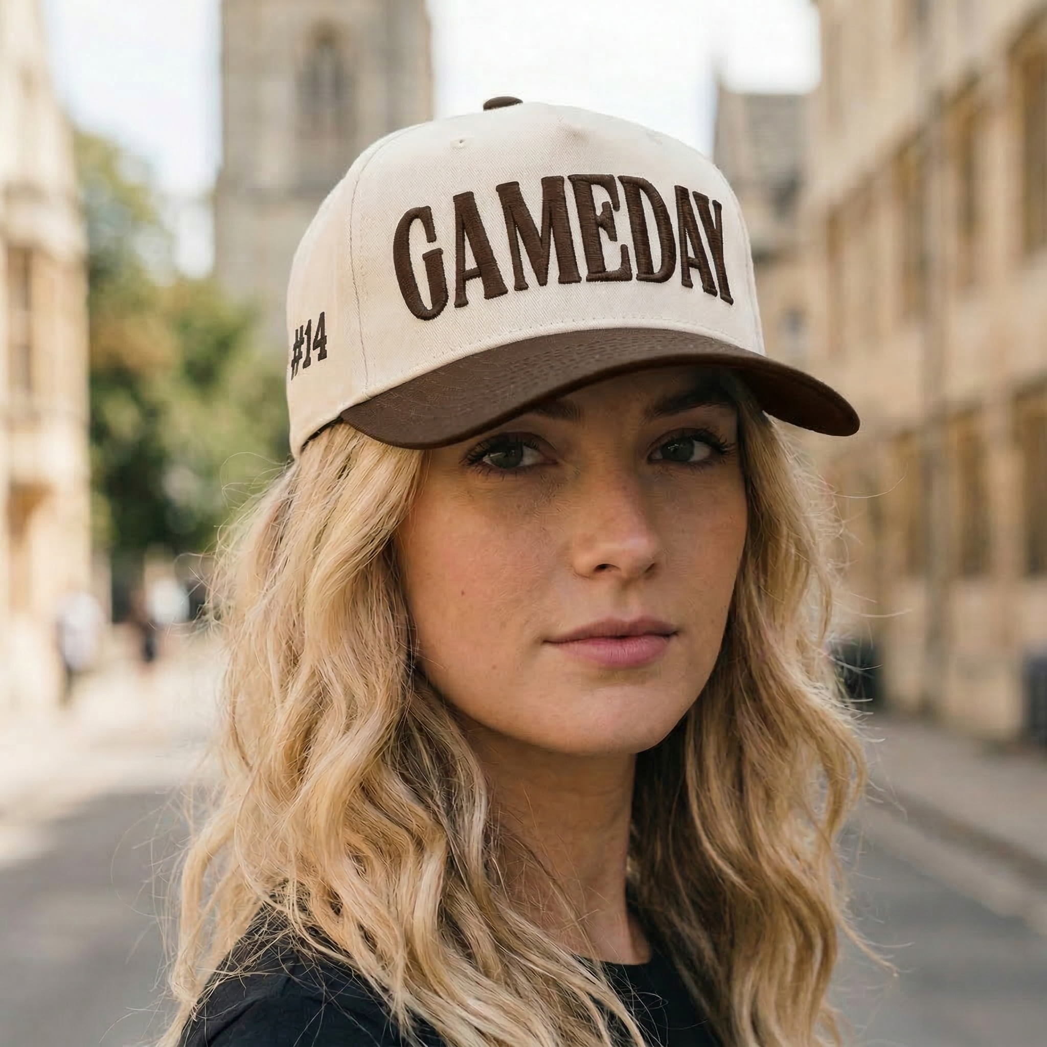 Custom Gameday Snapback Hat – Embroidered Football Mom Cap