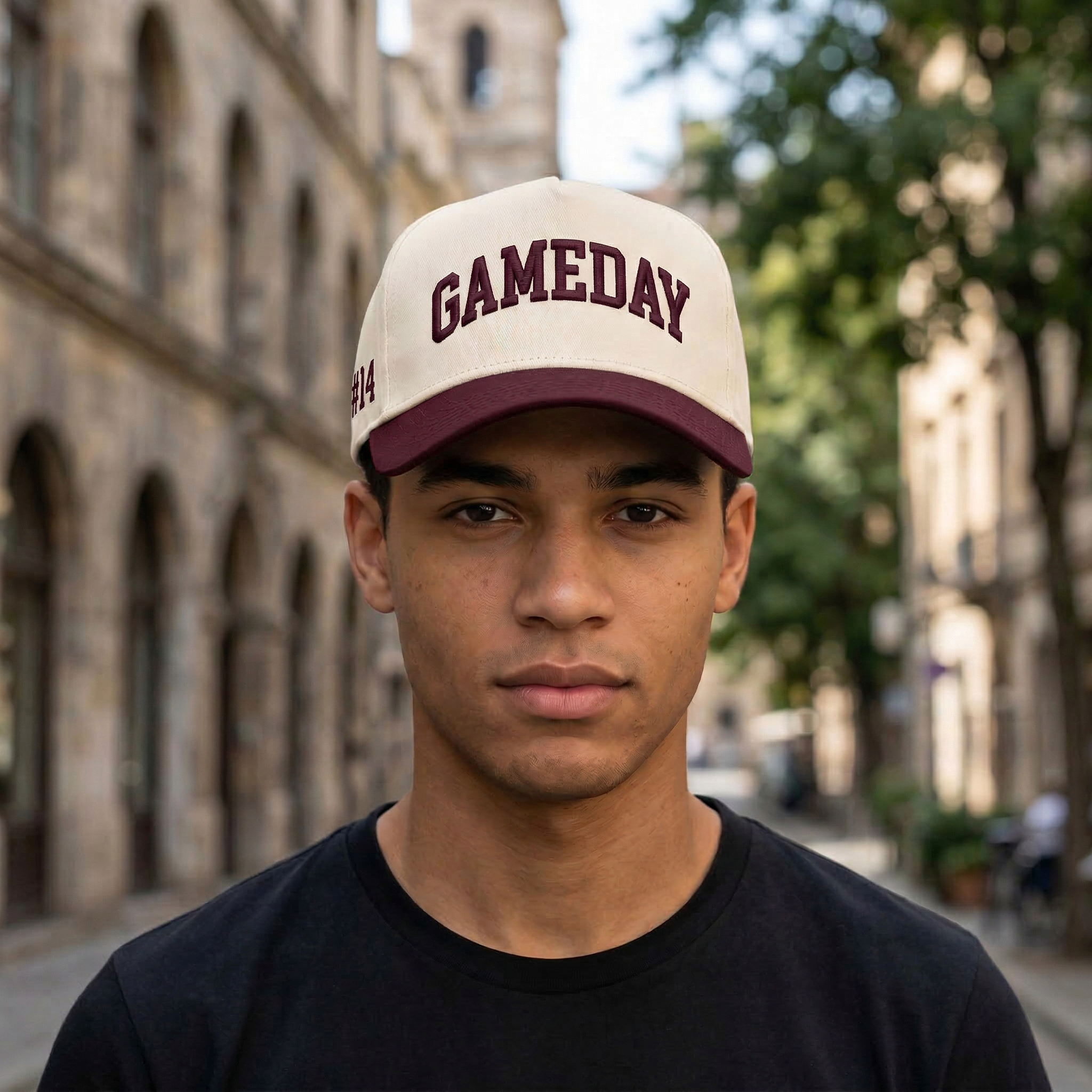 Custom Gameday Snapback Hat – Embroidered Football Mom Cap