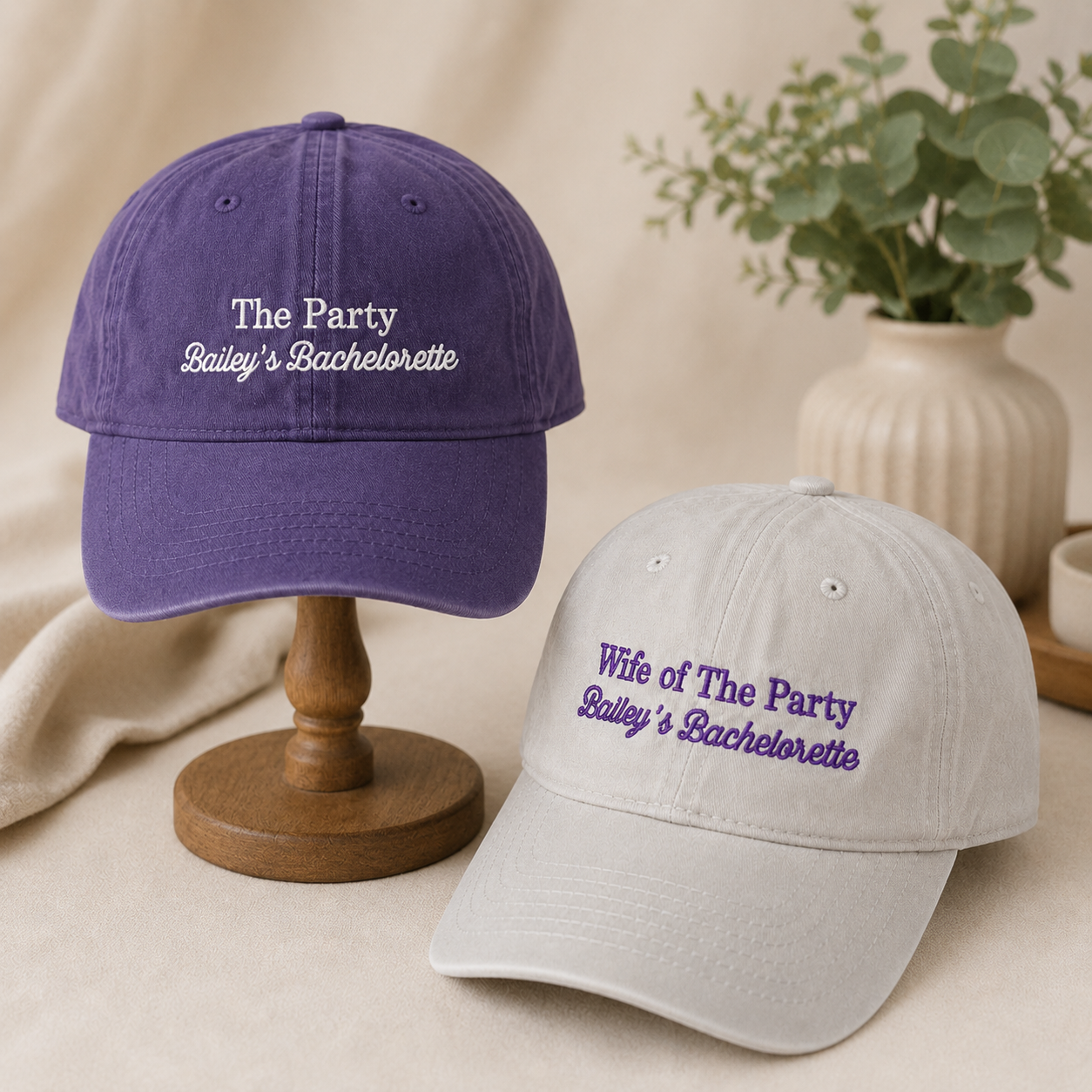 Custom Logo Baseball Hat With Personalized Embroidered Text