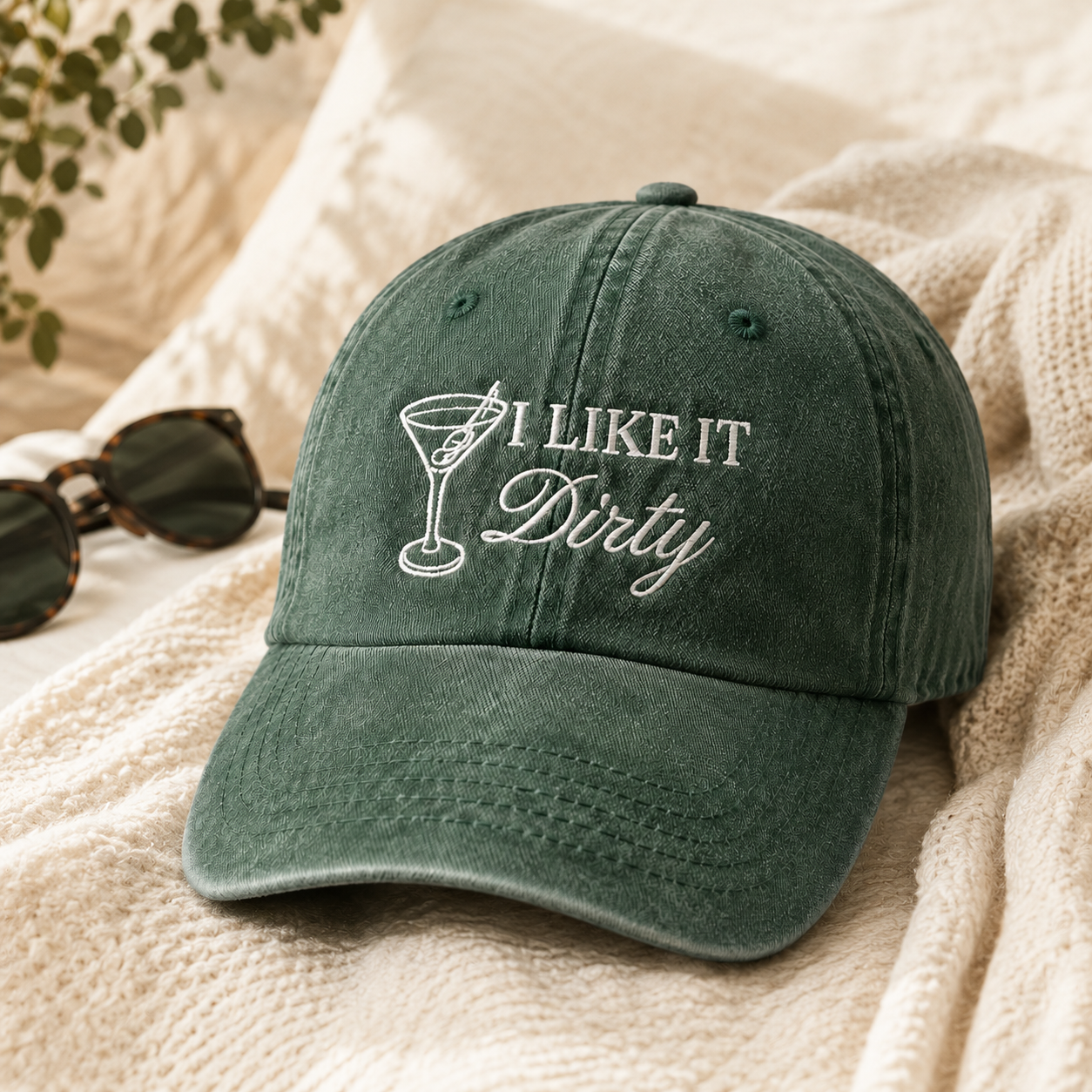 Custom Logo Baseball Hat With Personalized Embroidered Text