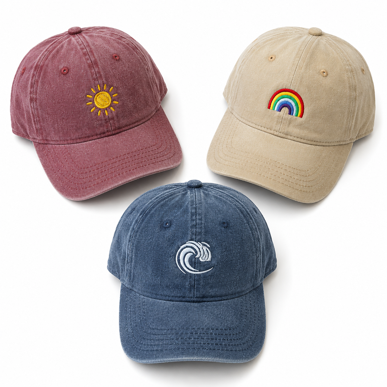 Custom Logo Embroidered Hat With Personalized Text