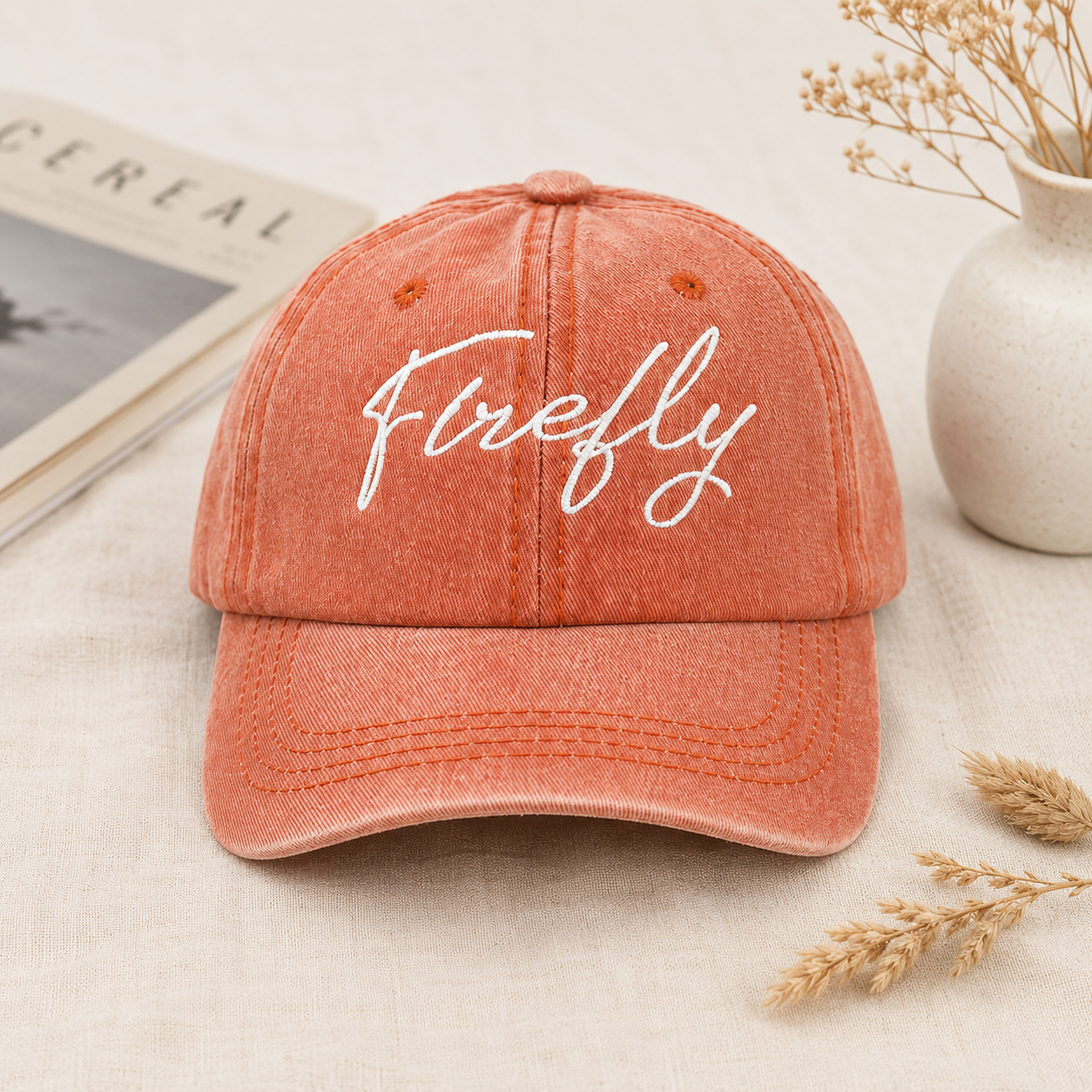 Custom Logo Hat With Personalized Text Baseball Cap Style