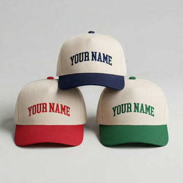 Custom Name Snapback Hat - Personalized Embroidered Snapback Hat