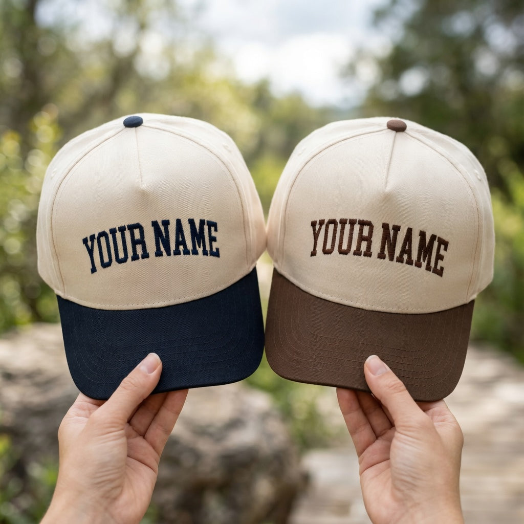 Personalized Name Snapback Hat - Custom Text Snapback Hat