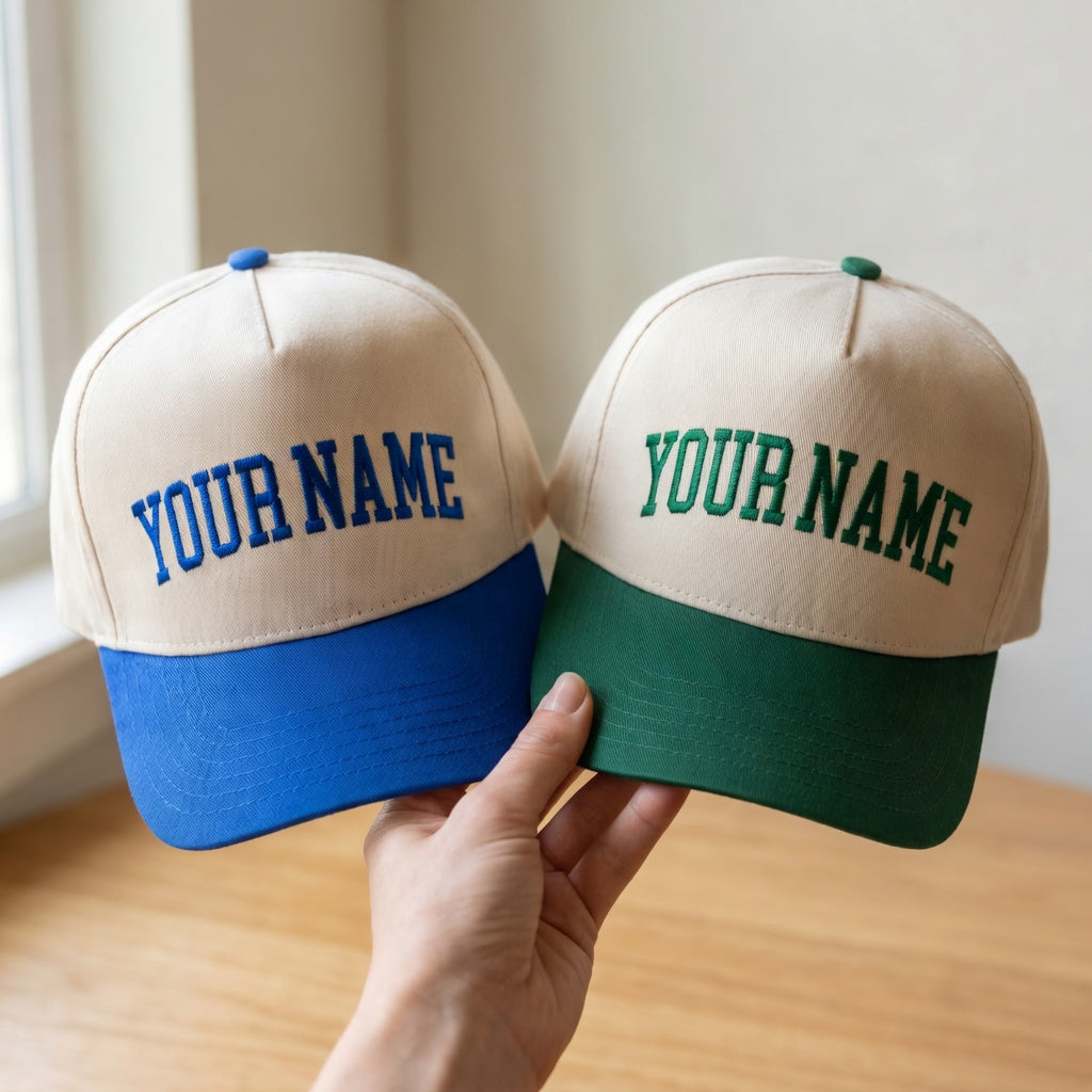 Personalized Name Snapback Hat - Custom Text Snapback Hat