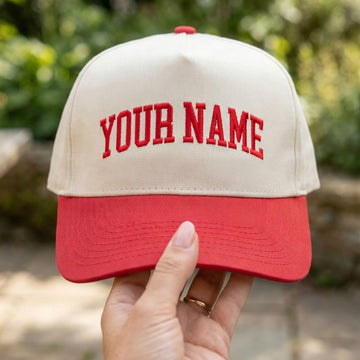 Personalized Text Snapback Hat - Custom Name Snapback Hat