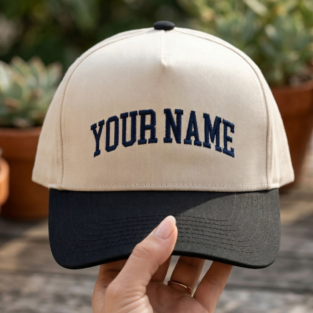 Custom Embroidered Snapback Hat - Personalized Name Snapback Hat