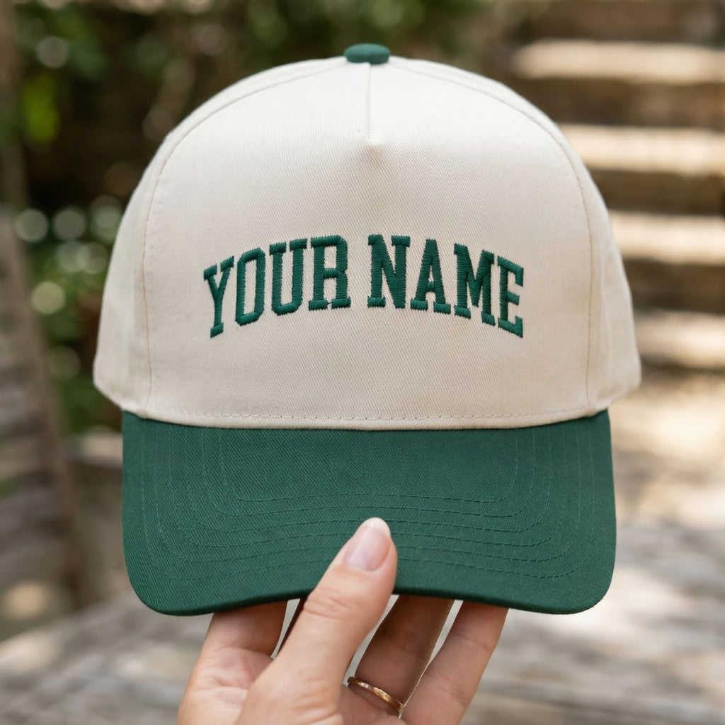 Personalized Text Snapback Hat - Custom Name Snapback Hat