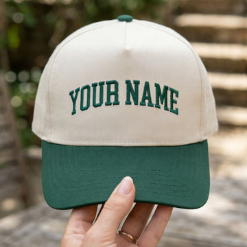 Custom Embroidered Snapback Hat - Personalized Name Snapback Hat