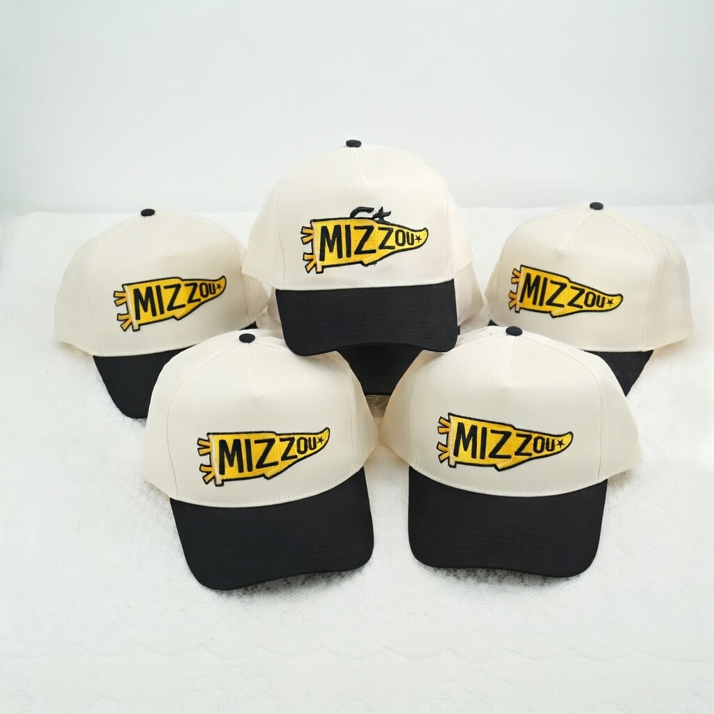 Custom Snapback Hat – Embroidered Pennant Name Cap