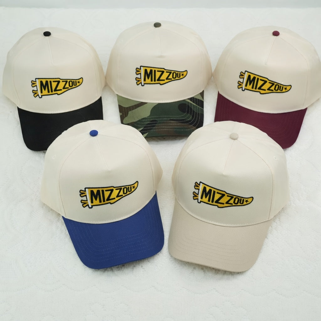 Custom Snapback Hat – Embroidered Pennant Name Cap