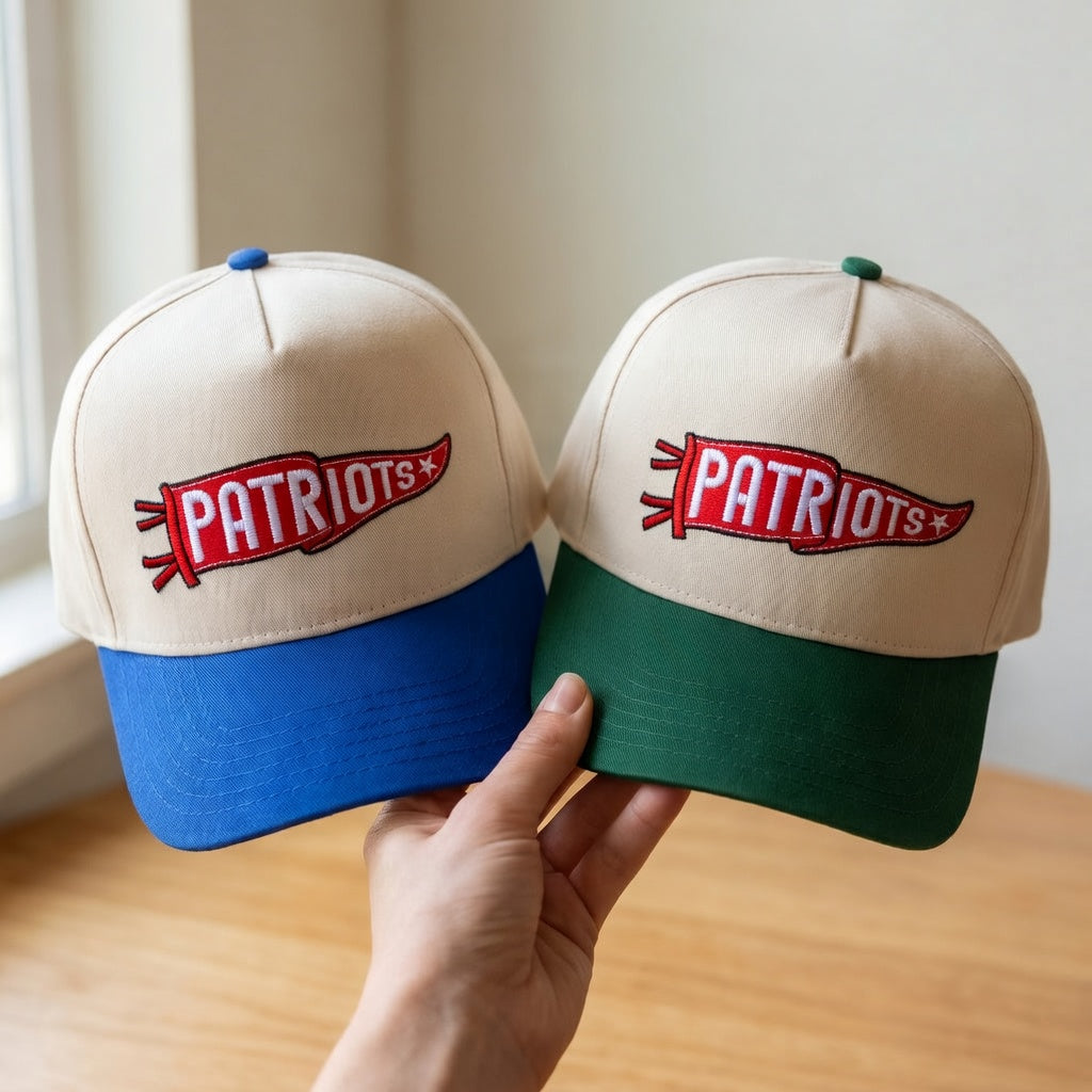 Custom Snapback Hat – Embroidered Pennant Name Cap