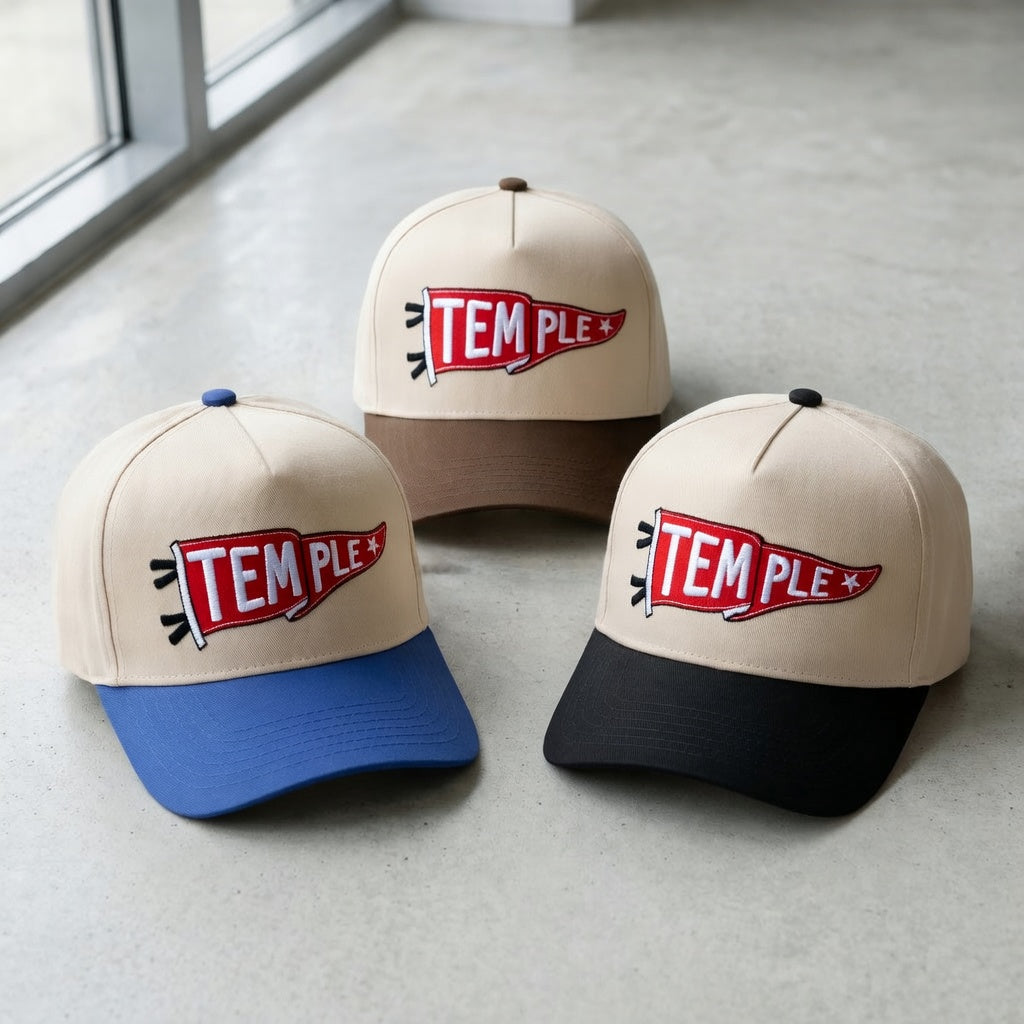 Custom Snapback Hat – Embroidered Pennant Name Cap