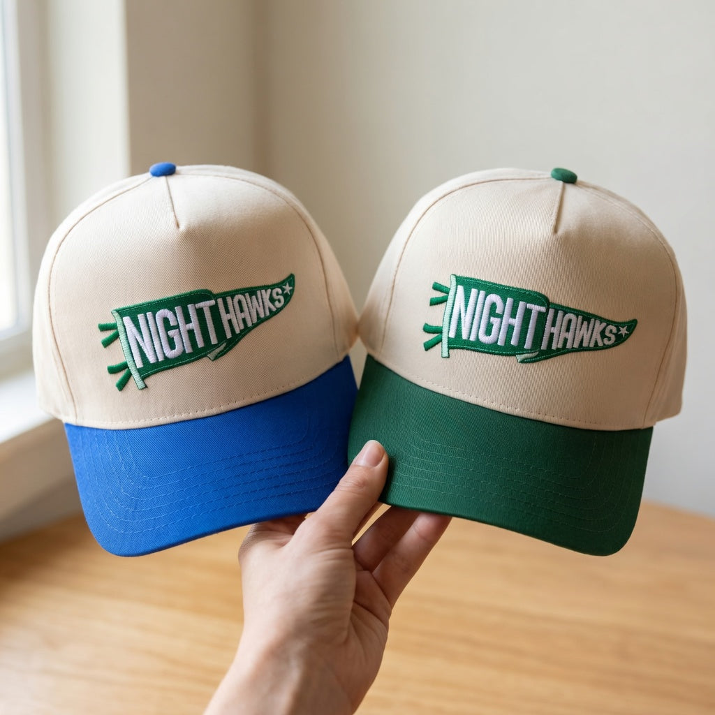 Custom Snapback Hat – Embroidered Pennant Name Cap