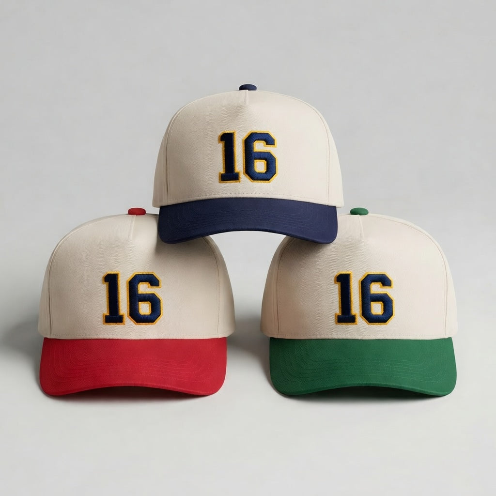Custom Sports Snapback Hat - Personalized Player Number Snapback Hat