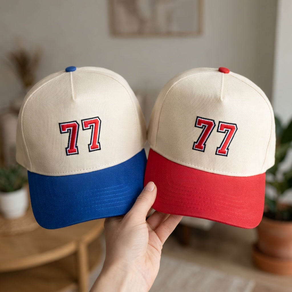 Personalized Player Number Snapback Hat - Custom Sports Snapback Hat