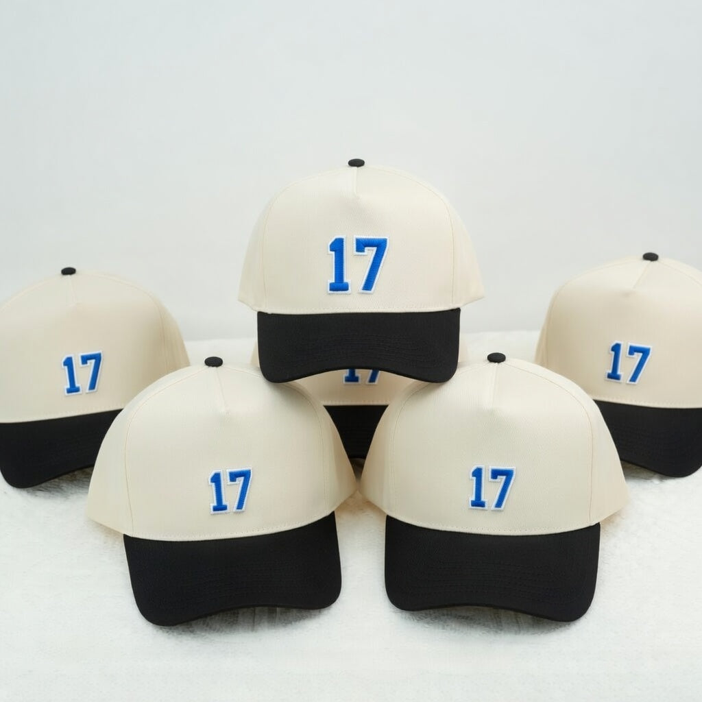Custom Sports Snapback Hat - Personalized Player Number Snapback Hat