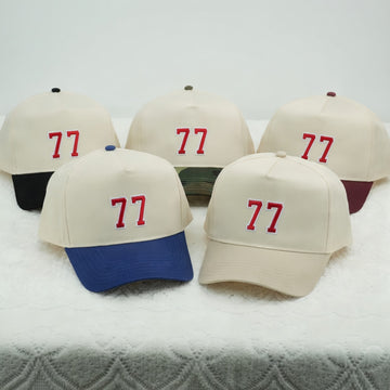 Personalized Player Number Snapback Hat - Custom Sports Snapback Hat