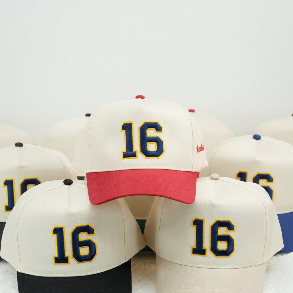 Custom Sports Snapback Hat - Personalized Player Number Snapback Hat