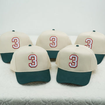 Custom Sports Snapback Hat - Personalized Player Number Snapback Hat