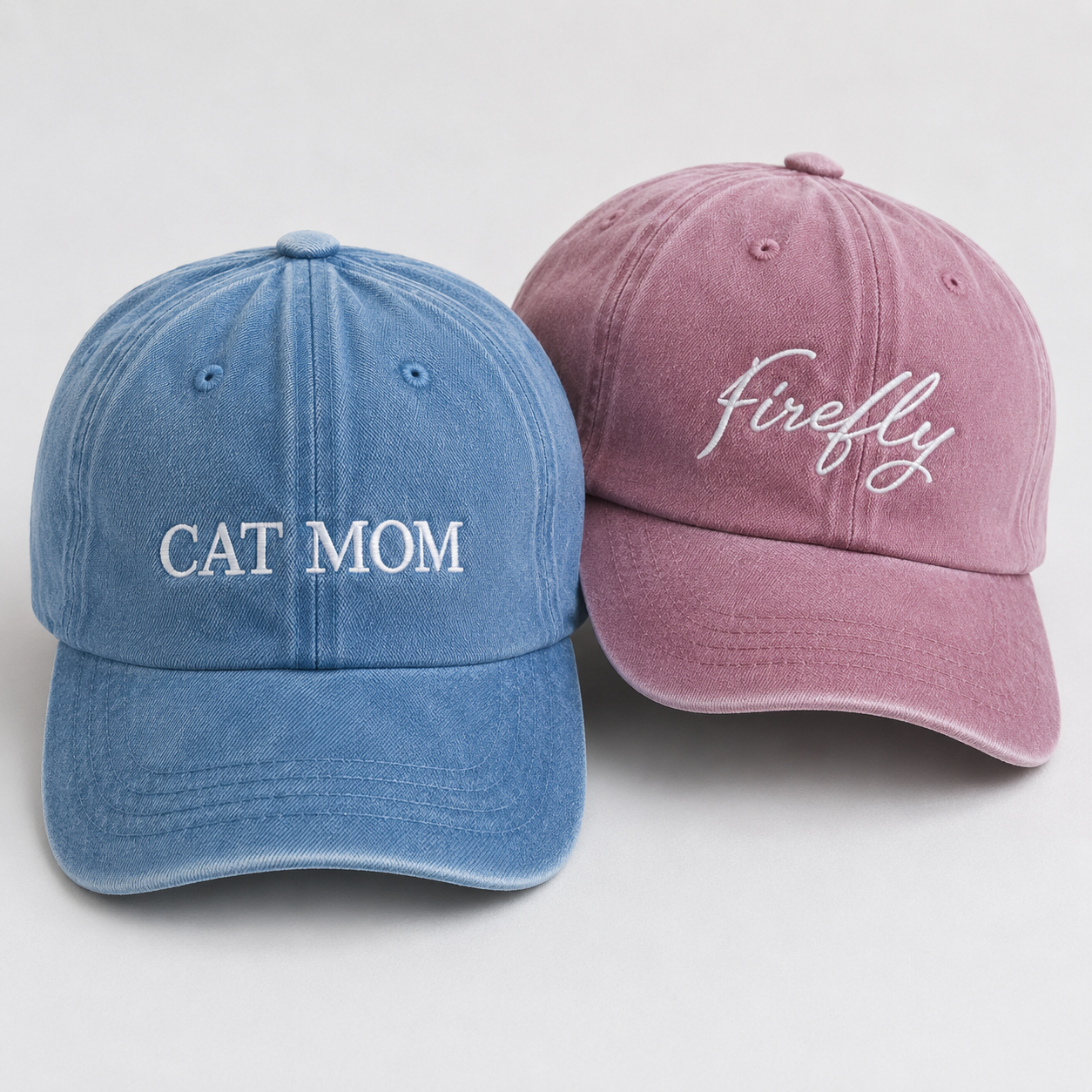 Custom Text Embroidered Hat With Personalized Logo