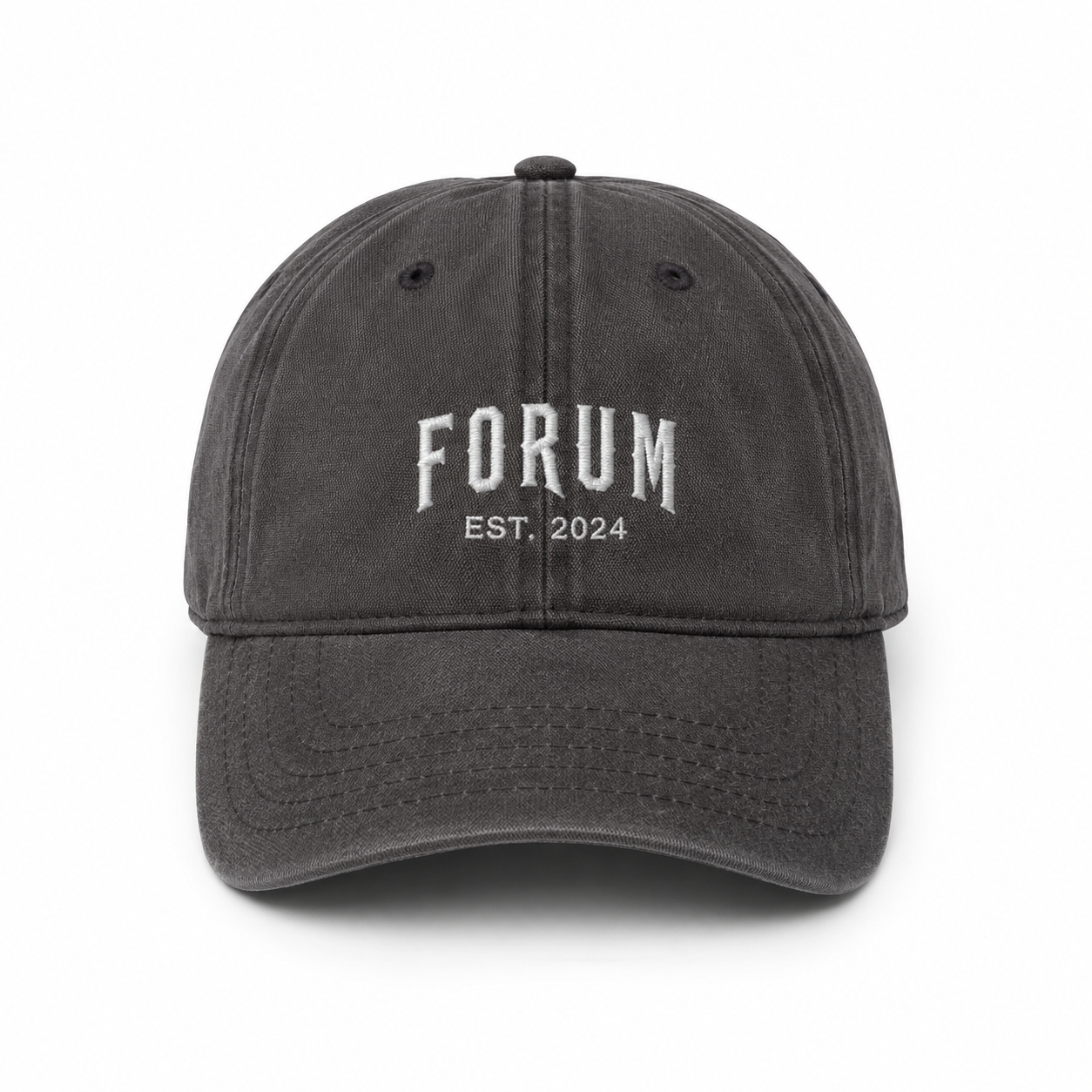 Custom Text Embroidered Hat With Personalized Logo
