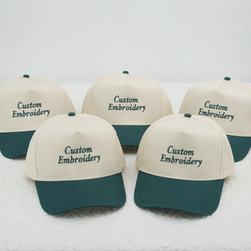 Custom Text Snapback Hat - Personalized Embroidered Snapback Hat