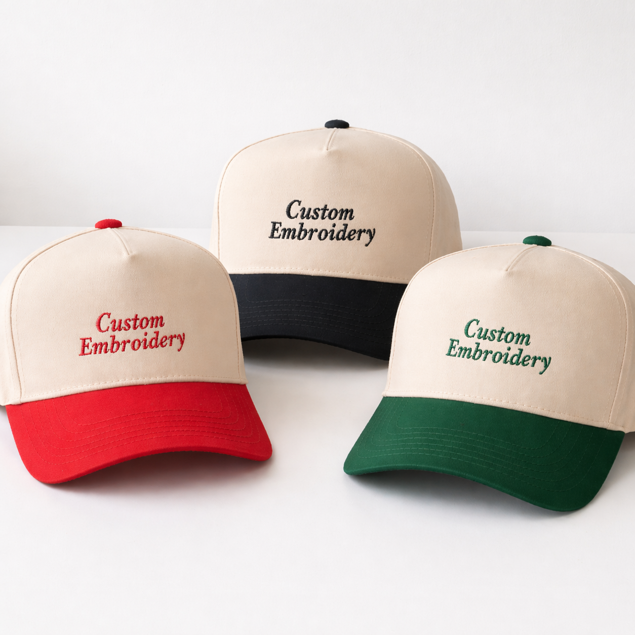 Personalized Snapback Hat - Custom Text Embroidered Snapback Hat