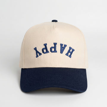 Custom Upside Down Text Embroidered Snapback Hat