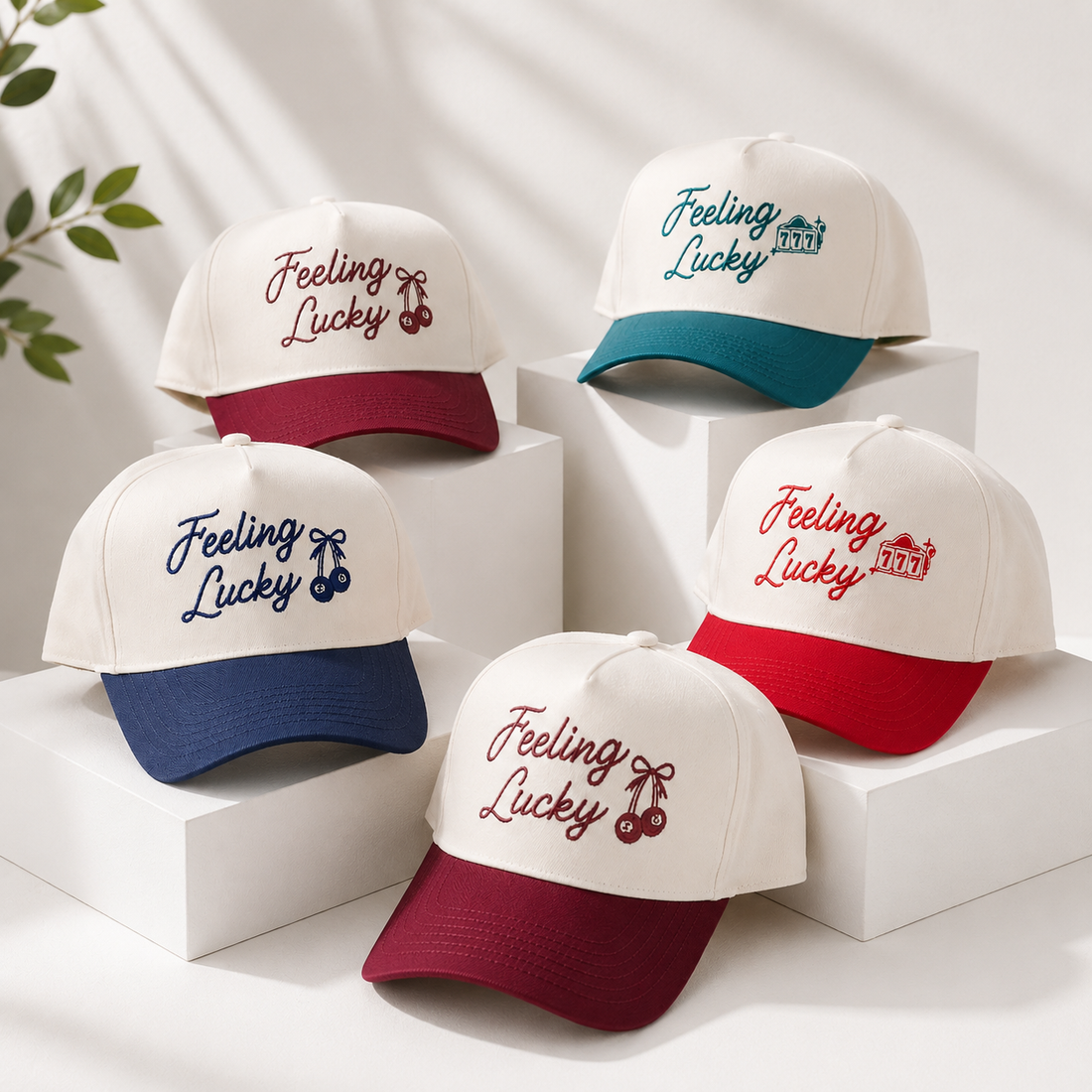 Custom Wedding Embroidered Snapback Trucker Hats for Bulk Party Orders