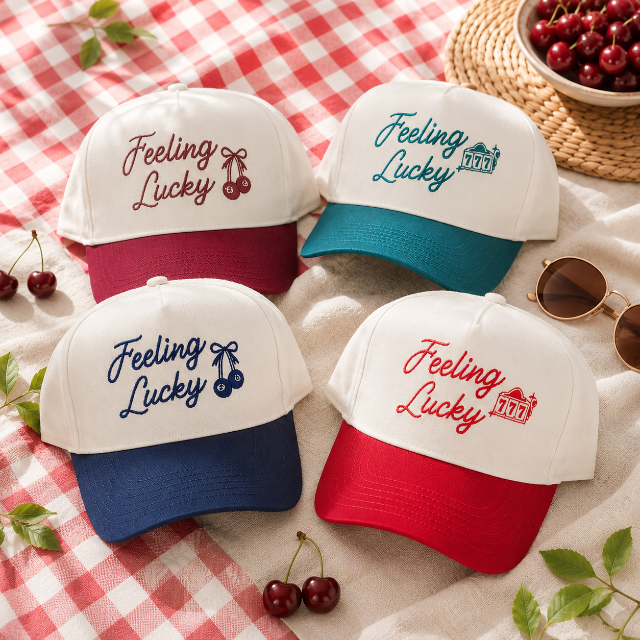 Custom Wedding Embroidered Snapback Trucker Hats for Bulk Party Orders