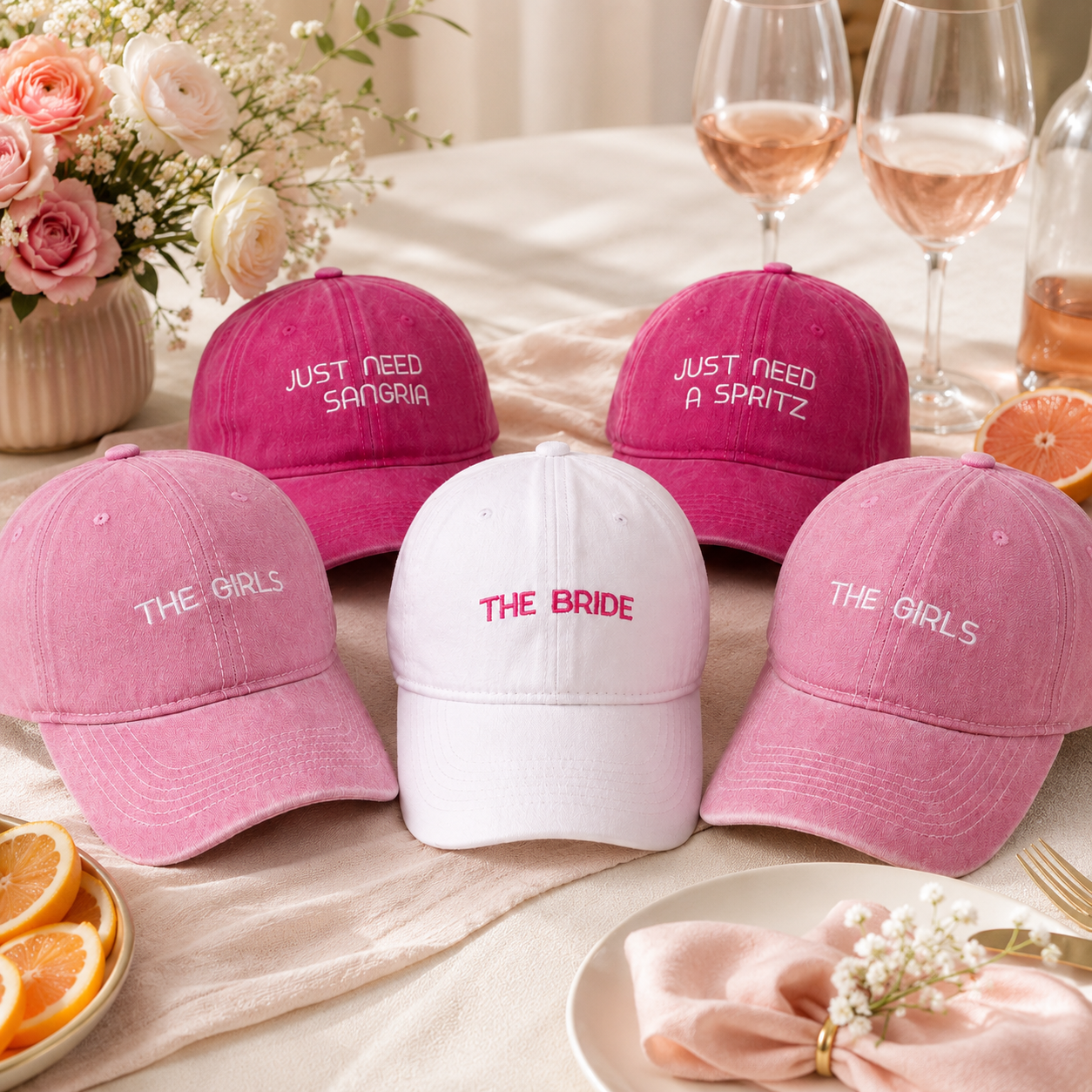 Custom Wife of the Party Embroidered Hat for Bachelorette
