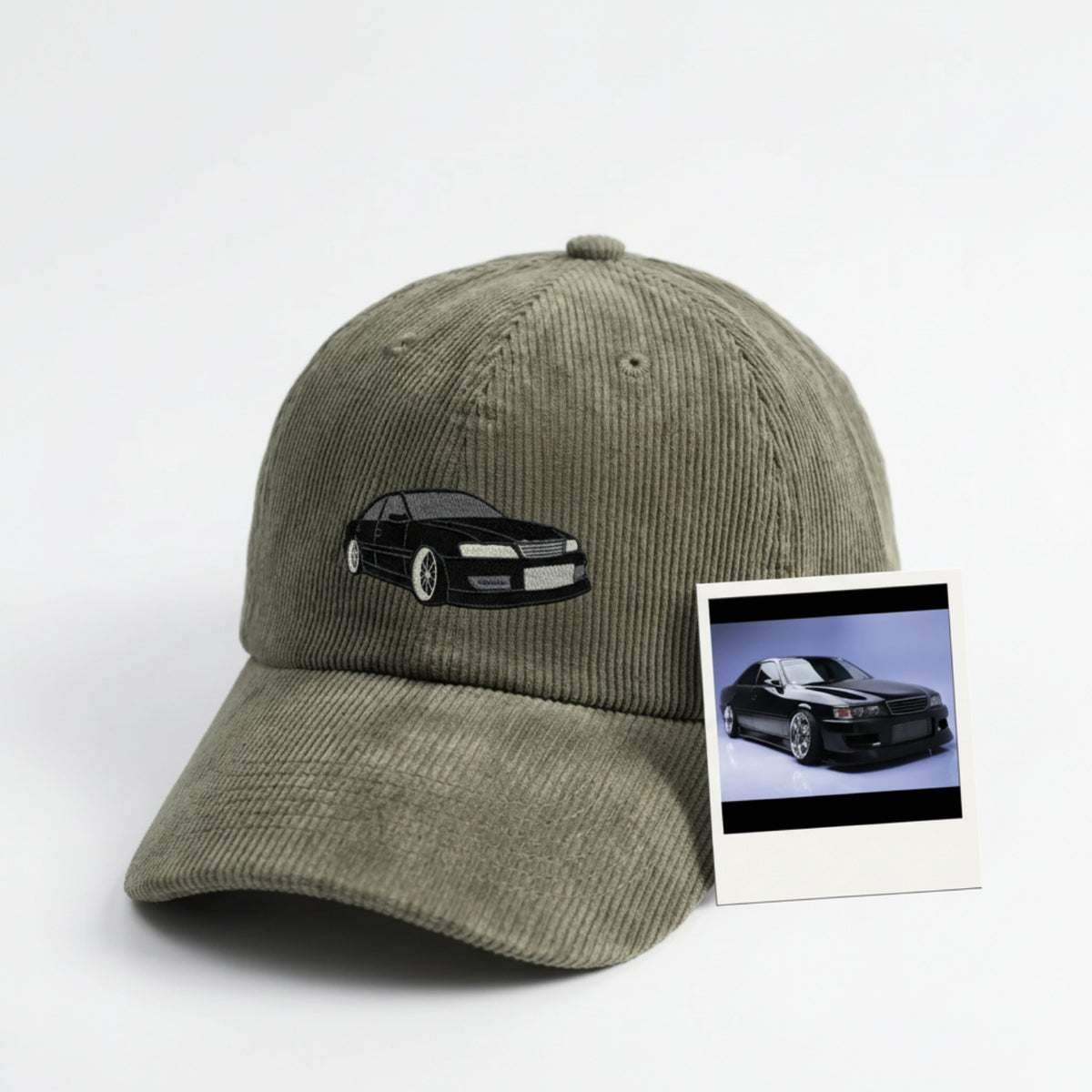 Custom Car Embroidered Hat - Personalized Auto Portrait Cap