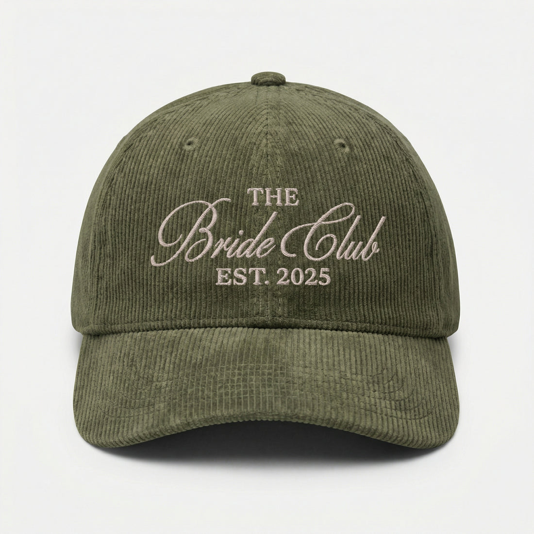 Custom Corduroy Hat for Women – 90s Style Personalized Bachelorette Cap