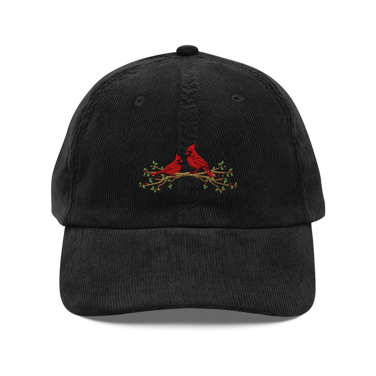 Custom Embroidered 2 Red Cardinals Hat