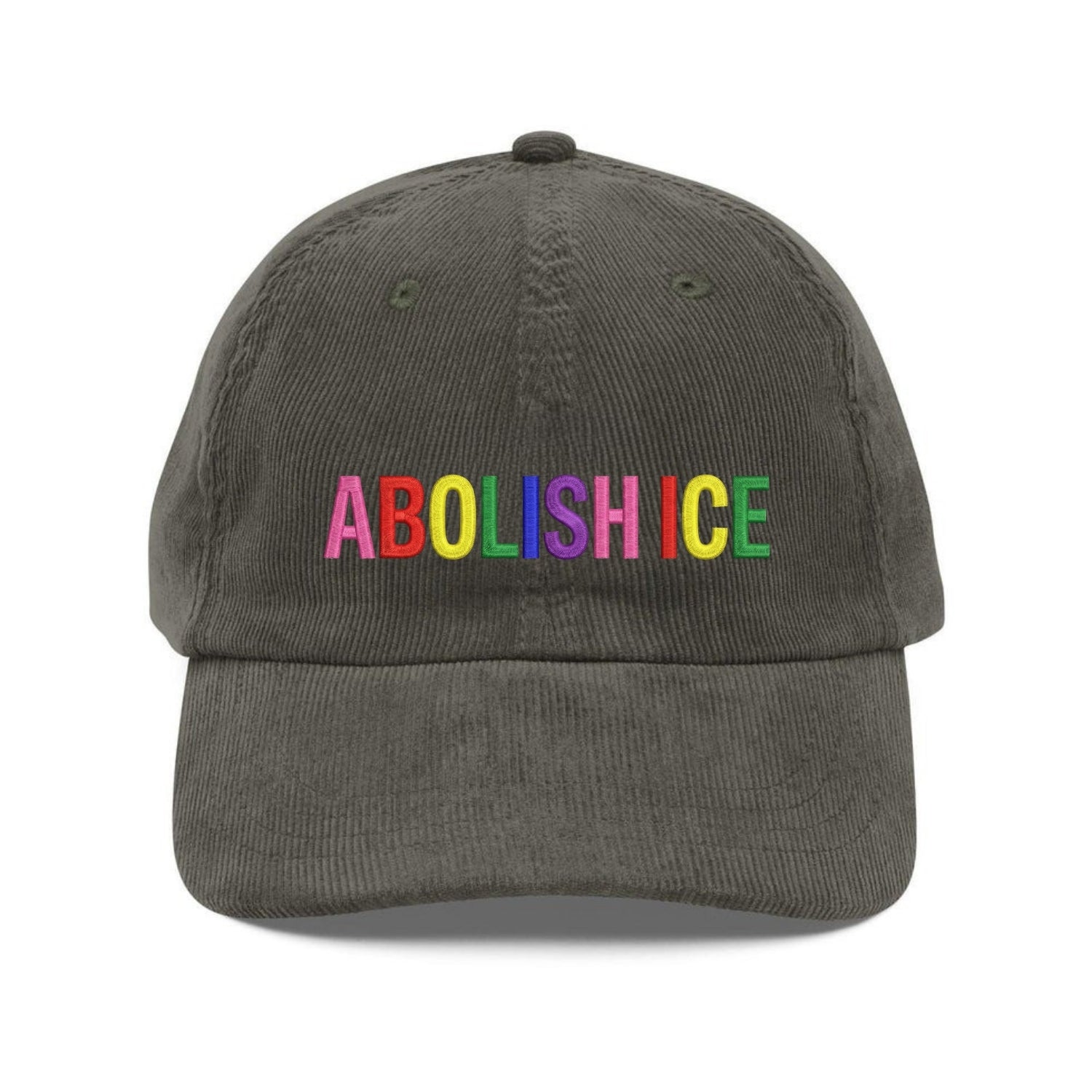 Custom Embroidered Abolish Ice Hat - Resist Fascism Protest Hat
