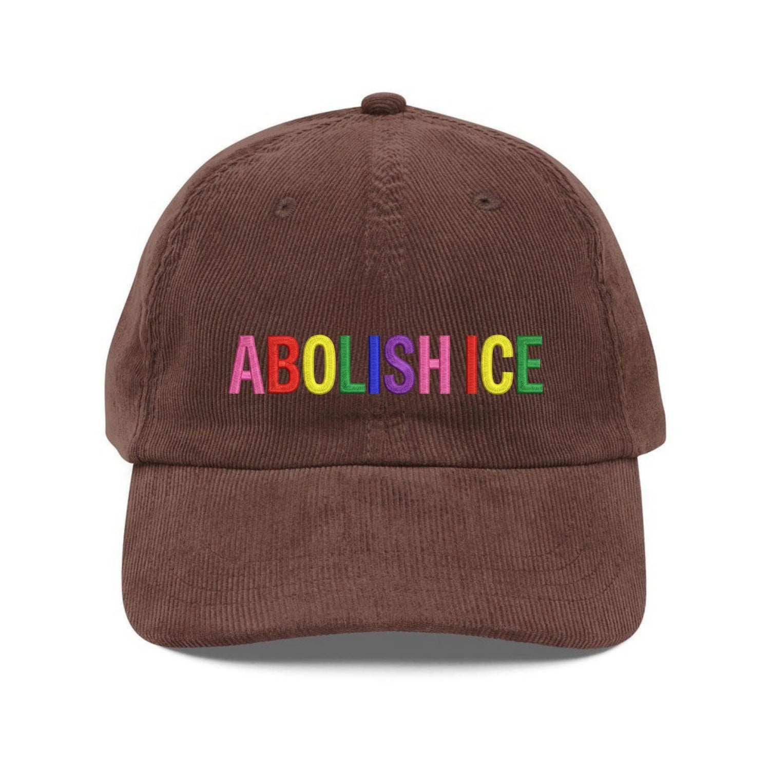Custom Embroidered Abolish Ice Hat - Resist Fascism Protest Hat