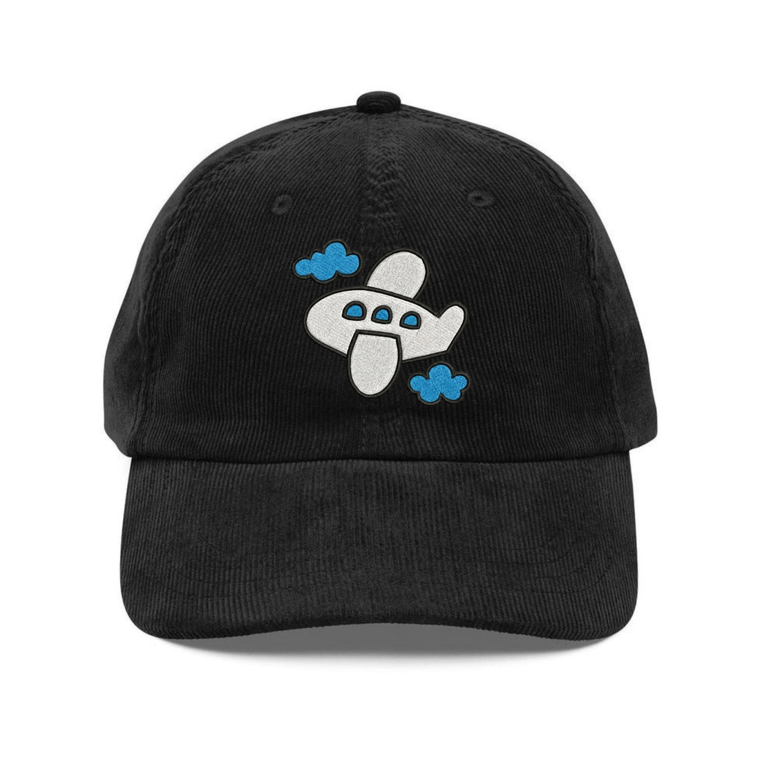 Custom Embroidered Airplane Hat - Pilot Travel Airport Vintage Cap