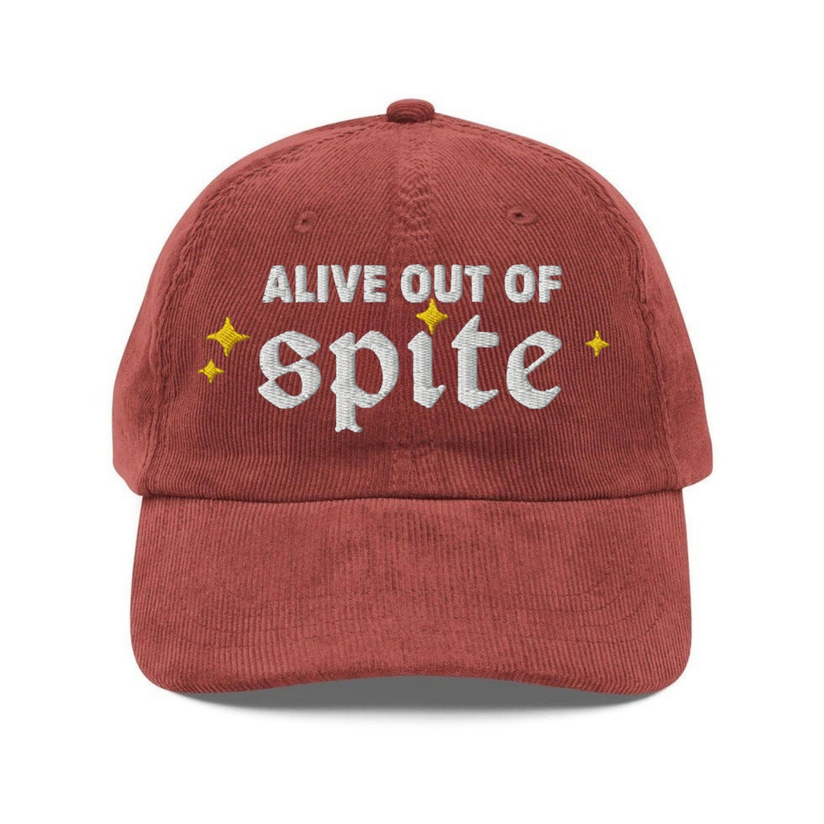 Custom Embroidered Alive Out Of Spite Hat