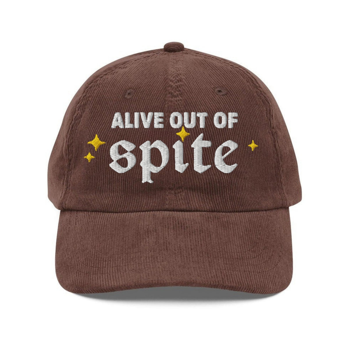Custom Embroidered Alive Out Of Spite Hat