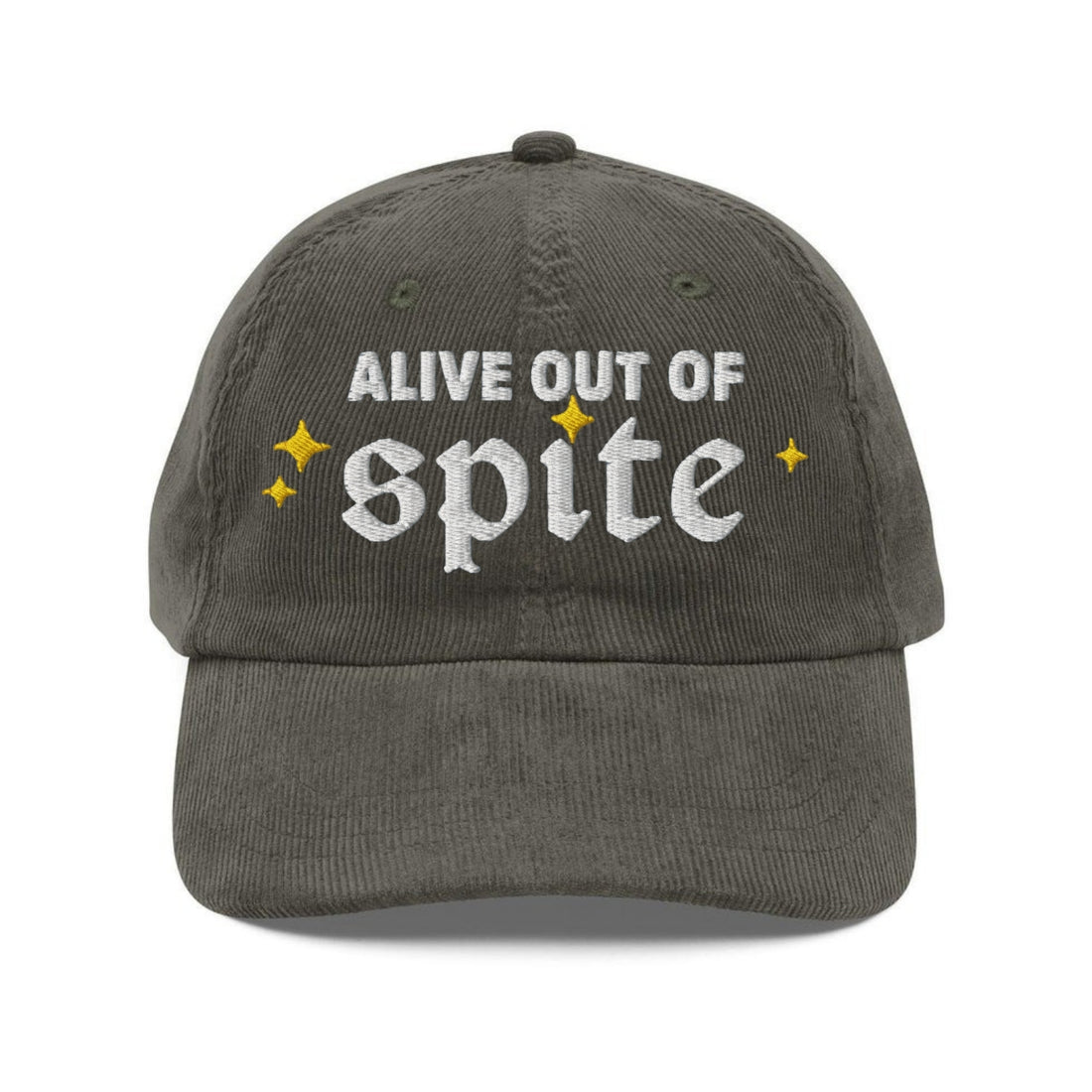 Custom Embroidered Alive Out Of Spite Hat